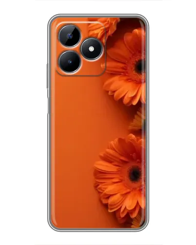 Чохол для Realme C51 з картинкою «Помаранчеві гербери»