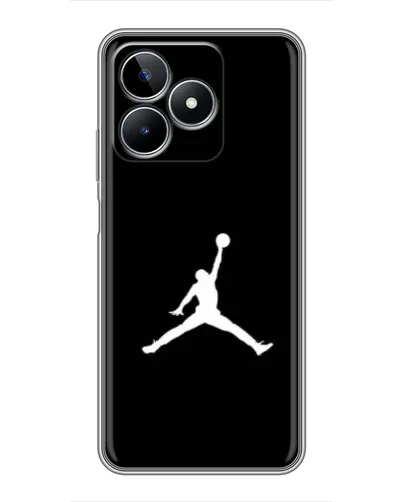 Чехол для Realme C53 с картинкой «Jordan Silhouette»