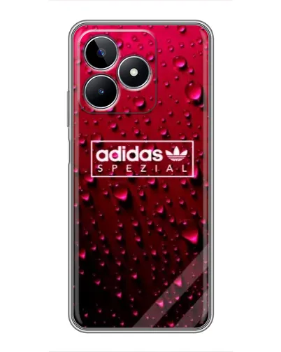 Чехол для Realme C53 с картинкой «Adidas Gold Marble»