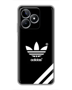 Чехол для Realme C53 с картинкой «Adidas с диагональными полосами»