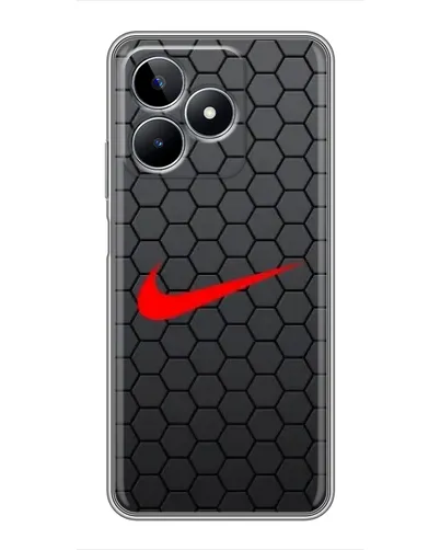Чохол для Realme C53 з картинкою «Nike — карбонова сітка» Чохол для Realme C53 з картинкою «Nike — карбонова сітка»