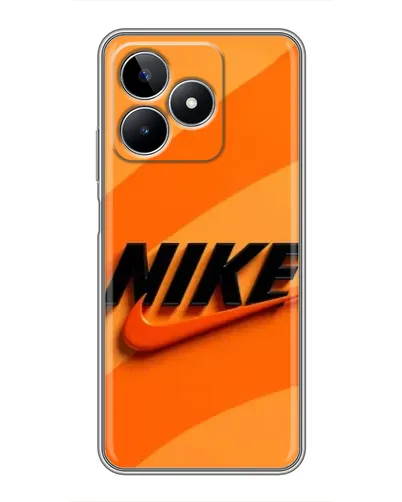 Чохол для Realme C53 з картинкою «Помаранчевий драйв Nike» Чохол для Realme C53 з картинкою «Помаранчевий драйв Nike»