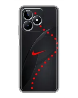 Чохол для Realme C53 з картинкою «Абстрактний дизайн Nike»