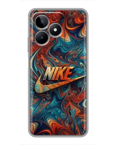 Чохол для Realme C53 з картинкою «Nike в абстракції» Чохол для Realme C53 з картинкою «Nike в абстракції»