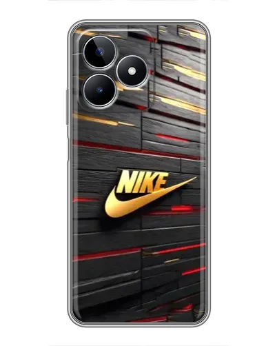 Чохол для Realme C53 з картинкою «Золотий Nike на металі» Чохол для Realme C53 з картинкою «Золотий Nike на металі»