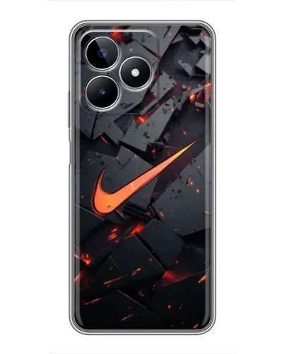 Чохол для Realme C53 з картинкою «Nike — ефект розломів» Чохол для Realme C53 з картинкою «Nike — ефект розломів»