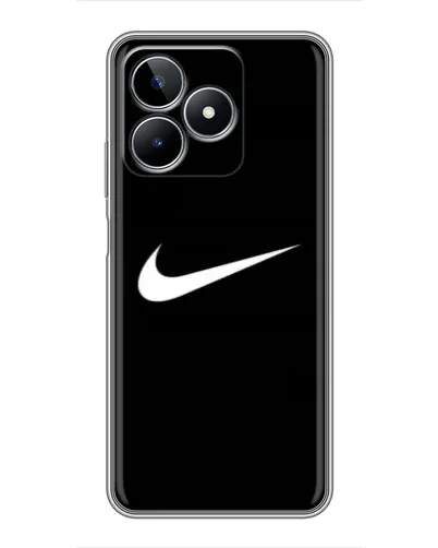 Чехол для Realme C53 с картинкой «Минималистический Найк» Чехол для Realme C53 с картинкой «Минималистический Найк»