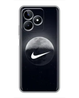 Чехол для Realme C53 с картинкой «Nike в стиле граффити»