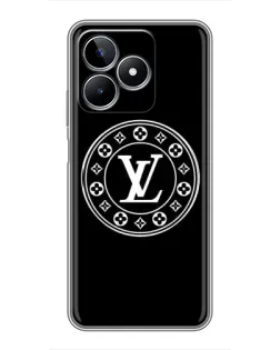 Чехол для Realme C53 с картинкой «LV — печать стиля»