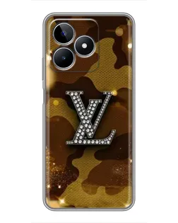 Чехол для Realme C53 с картинкой «Камуфляжный Louis Vuitton»