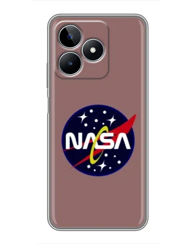 Чехол для Realme C53 с картинкой «NASA — ретро космос» Чехол для Realme C53 с картинкой «NASA — ретро космос»