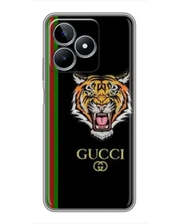 Чехол для Realme C53 с картинкой «Тигр Gucci»