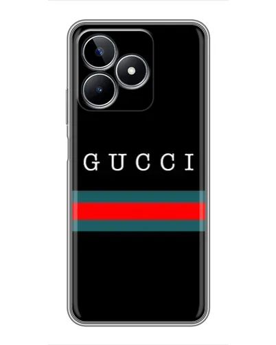 Чехол для Realme C53 с картинкой «Gucci — красный пояс»