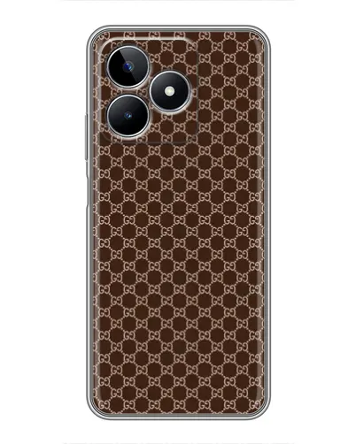 Чохол для Realme C53 з картинкою «Gucci — шоколадна сітка» Чохол для Realme C53 з картинкою «Gucci — шоколадна сітка»