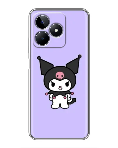 Чехол для Realme C53 с картинкой «Kuromi — нежный фиолетовый»