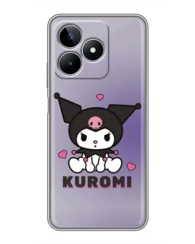 Чехол для Realme C53 с картинкой «Kuromi — фиолетовый арт»