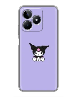 Чехол для Realme C53 с картинкой «Kuromi — фиолетовый минимализм» Чехол для Realme C53 с картинкой «Kuromi — фиолетовый минимализм»