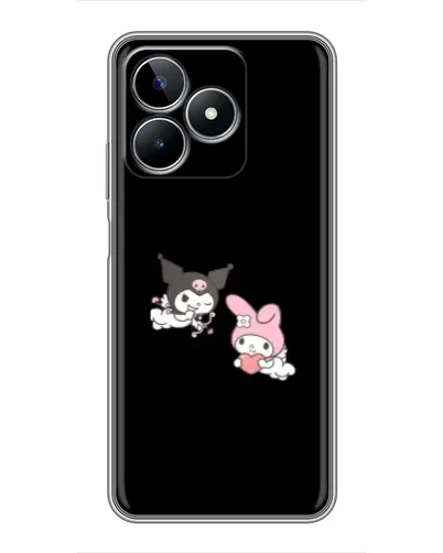 Чехол для Realme C53 с картинкой «My Melody и Kuromi»