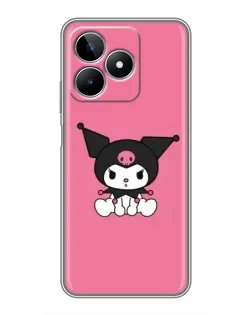Чехол для Realme C53 с картинкой «Хмурая Kuromi» Чехол для Realme C53 с картинкой «Хмурая Kuromi»
