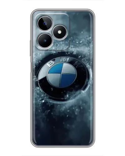 Чохол для Realme C53 з картинкою «Логотип BMW — лід» Чохол для Realme C53 з картинкою «Логотип BMW — лід»