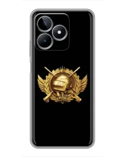 Чехол для Realme C53 с картинкой «PUBG — оранжевый градиент» Чехол для Realme C53 с картинкой «PUBG — оранжевый градиент»