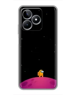 Чехол для Realme C53 с картинкой «Одинокий герой на планете» Чехол для Realme C53 с картинкой «Одинокий герой на планете»