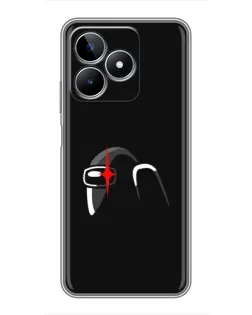 Чехол для Realme C53 с картинкой «Among Us шлем» Чехол для Realme C53 с картинкой «Among Us шлем»