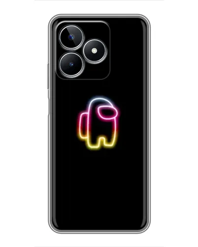 Чехол для Realme C53 с картинкой «Among Us градиент»
