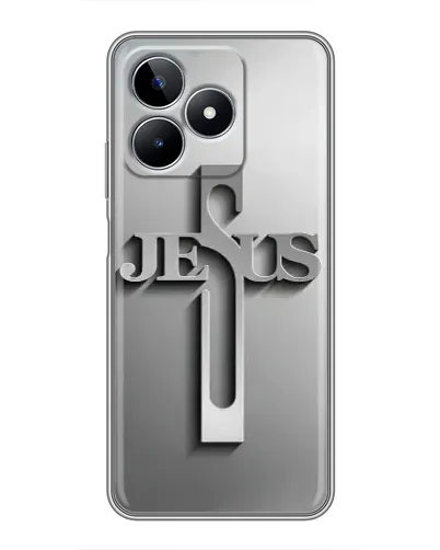 Чехол для Realme C53 с картинкой «Металлический крест Jesus» Чехол для Realme C53 с картинкой «Металлический крест Jesus»