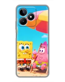Чехол для Realme C53 с картинкой «Отдых на пляже»