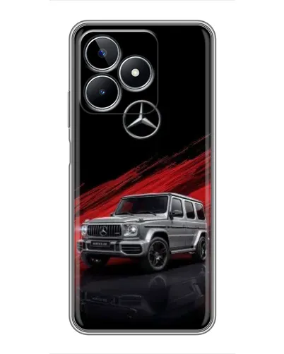 Чехол для Realme C53 с картинкой «Mercedes G-Class красный»