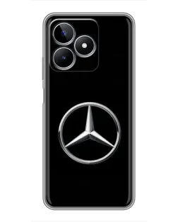 Чехол для Realme C53 с картинкой «Mercedes классический лого»