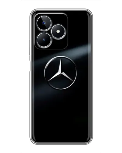 Чехол для Realme C53 с картинкой «Mercedes на металле» Чехол для Realme C53 с картинкой «Mercedes на металле»