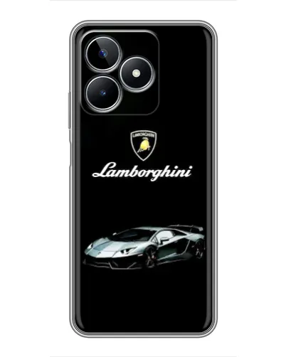 Чехол для Realme C53 с картинкой «Логотип Lamborghini классика»