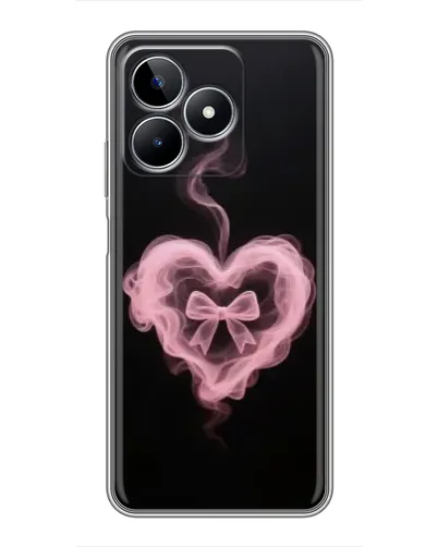 Чехол для Realme C53 с картинкой «Дымчатое сердце»