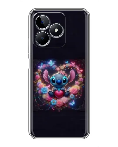 Чохол для Realme C53 з картинкою «Stitch у квітах» Чохол для Realme C53 з картинкою «Stitch у квітах»