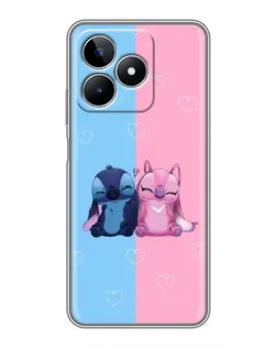 Чохол для Realme C53 з картинкою «Stitch та Angel Love» Чохол для Realme C53 з картинкою «Stitch та Angel Love»