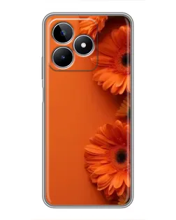 Чехол для Realme C53 с картинкой «Оранжевые герберы» Чехол для Realme C53 с картинкой «Оранжевые герберы»