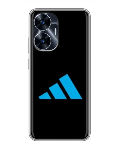 Чехол для Realme C55 с картинкой «Adidas Cyan Logo» Чехол для Realme C55 с картинкой «Adidas Cyan Logo»