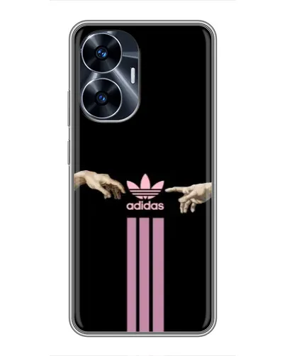 Чехол для Realme C55 с картинкой «Adidas Hands» Чехол для Realme C55 с картинкой «Adidas Hands»