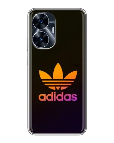 Чехол для Realme C55 с картинкой «Градиент Adidas» Чехол для Realme C55 с картинкой «Градиент Adidas»