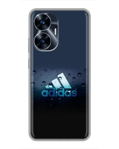 Чехол для Realme C55 с картинкой «Adidas Water Drops» Чехол для Realme C55 с картинкой «Adidas Water Drops»