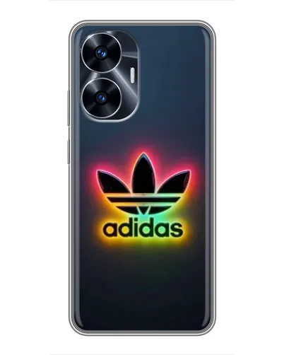 Чехол для Realme C55 с картинкой «Неоновый Adidas» Чехол для Realme C55 с картинкой «Неоновый Adidas»