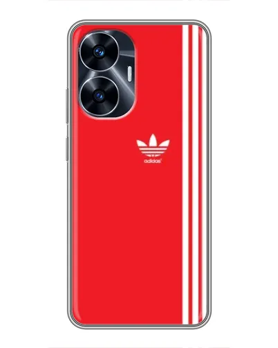 Чехол для Realme C55 с картинкой «Красный минимализм Adidas» Чехол для Realme C55 с картинкой «Красный минимализм Adidas»