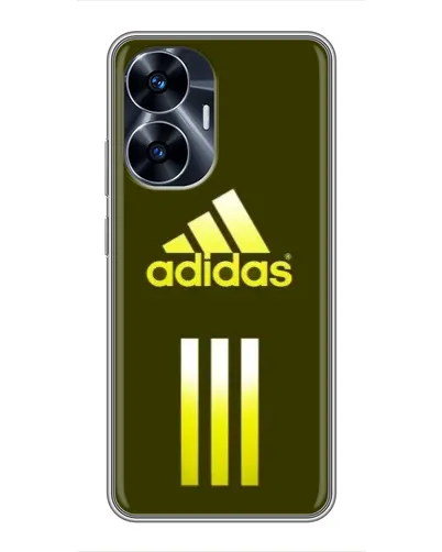 Чехол для Realme C55 с картинкой «Оливковый градиент Adidas» Чехол для Realme C55 с картинкой «Оливковый градиент Adidas»