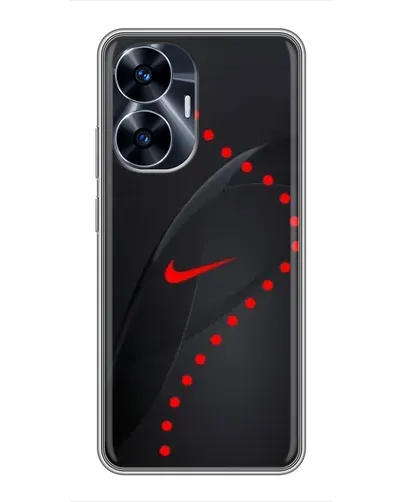 Чехол для Realme C55 с картинкой «Абстрактный дизайн Nike» Чехол для Realme C55 с картинкой «Абстрактный дизайн Nike»