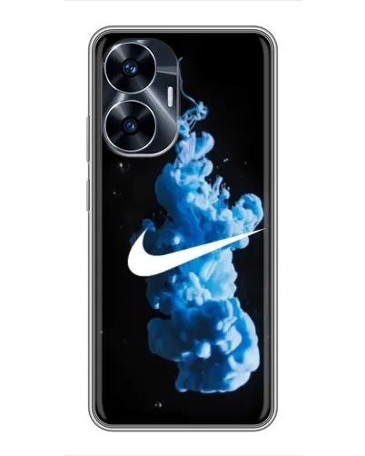 Чехол для Realme C55 с картинкой «Nike и синий дым» Чехол для Realme C55 с картинкой «Nike и синий дым»