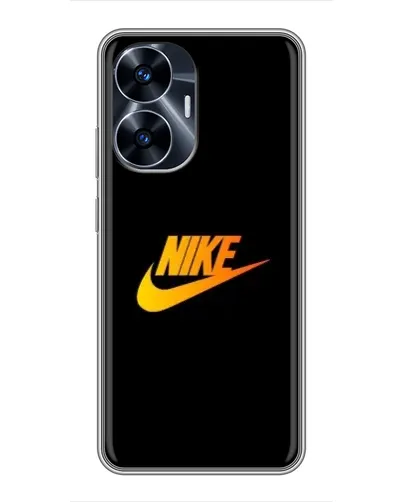 Чехол для Realme C55 с картинкой «Золотой логотип Nike» Чехол для Realme C55 с картинкой «Золотой логотип Nike»