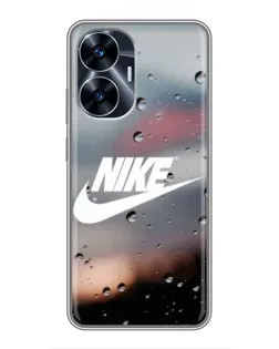 Чехол для Realme C55 с картинкой «Nike в стиле ретро» Чехол для Realme C55 с картинкой «Nike в стиле ретро»