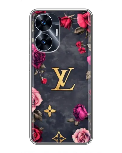 Чехол для Realme C55 с картинкой «Цветочный Louis Vuitton» Чехол для Realme C55 с картинкой «Цветочный Louis Vuitton»